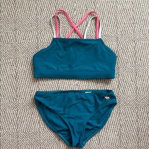 Abercrombie Kids Blue and Pink Bikini Set 9/10